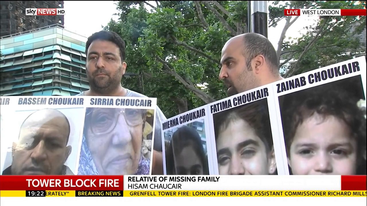 Grenfell Tower Fire: Relatives appeal over missing six members
