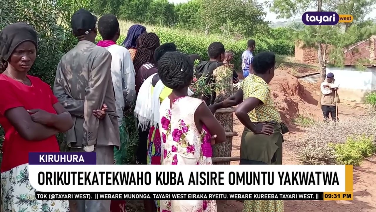 #AGENSHONGA: ORIKUTEKATEKWAHO KUBA AISIRE OMUNTU YAKWATWA -   KIRUHURA