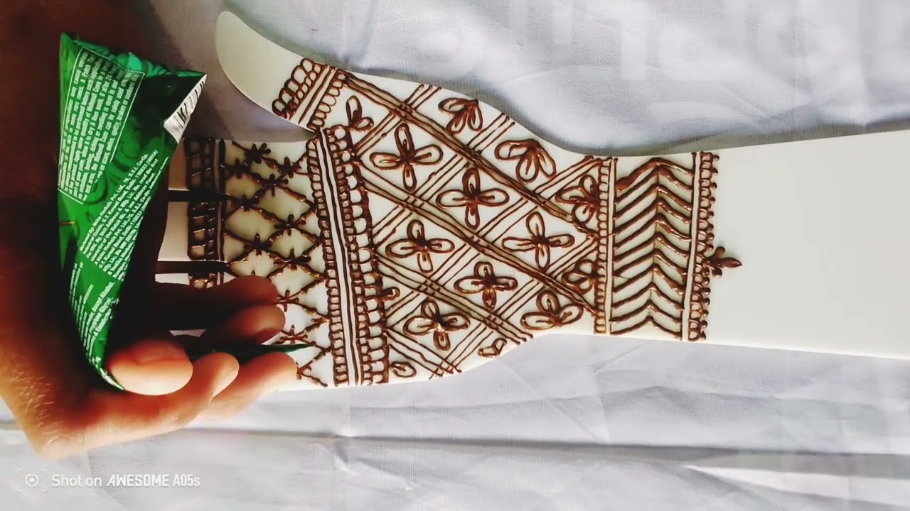 Front Hand Trending Mehndi Design 💕 | Step by Step Tutorial | Hater talur mehndi design