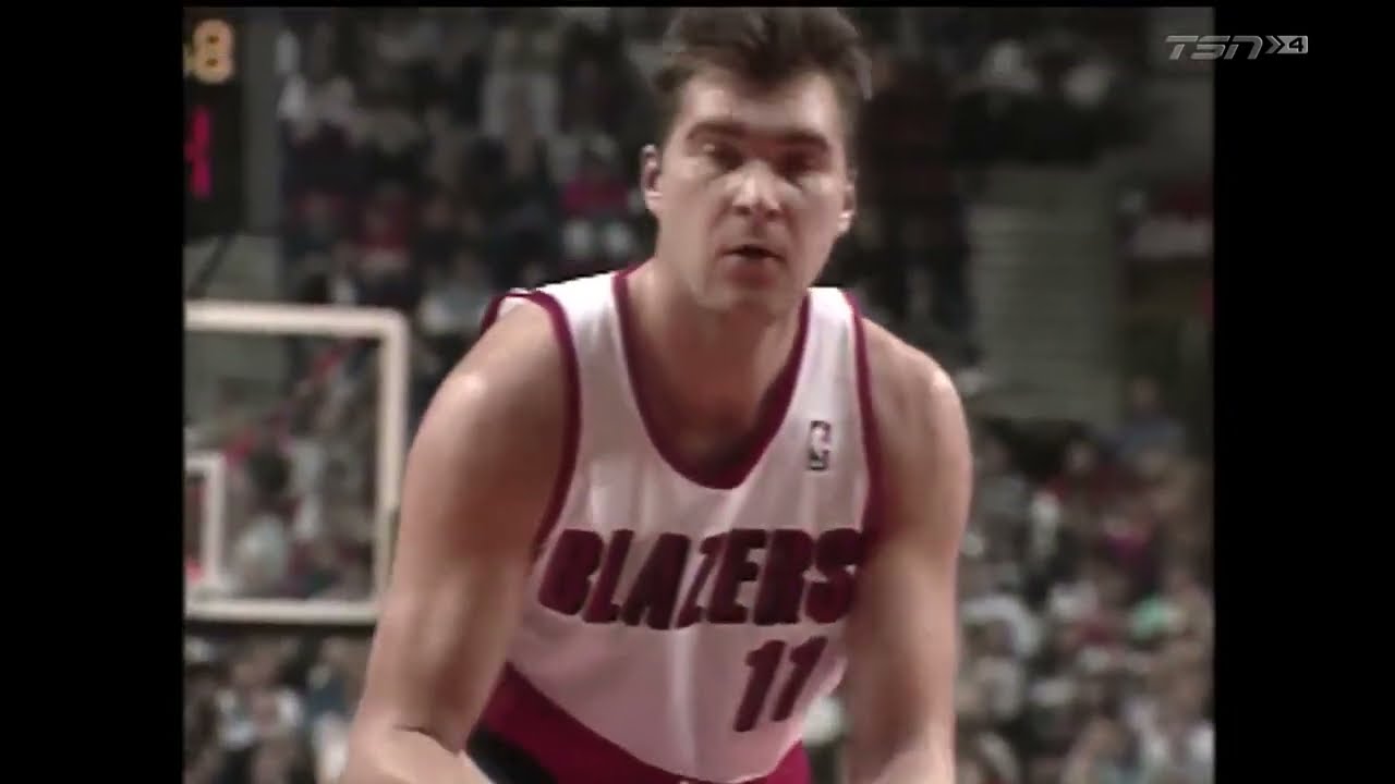 Vancouver Grizzlies vs Portland Trail Blazers (03-11-1995) NBA season 1995-1996 Full Game