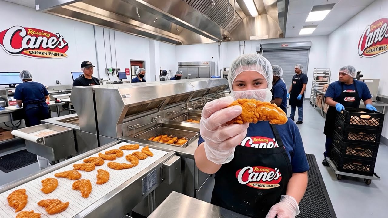 How Raisin Canes Chicken Fingers are Made in Factory?