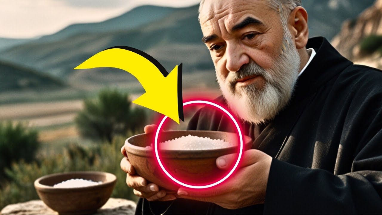 La sorcellerie et le mal dans votre vie ? Un simple SEL CONGELÉ pour briser tout le mal | Padre Pio