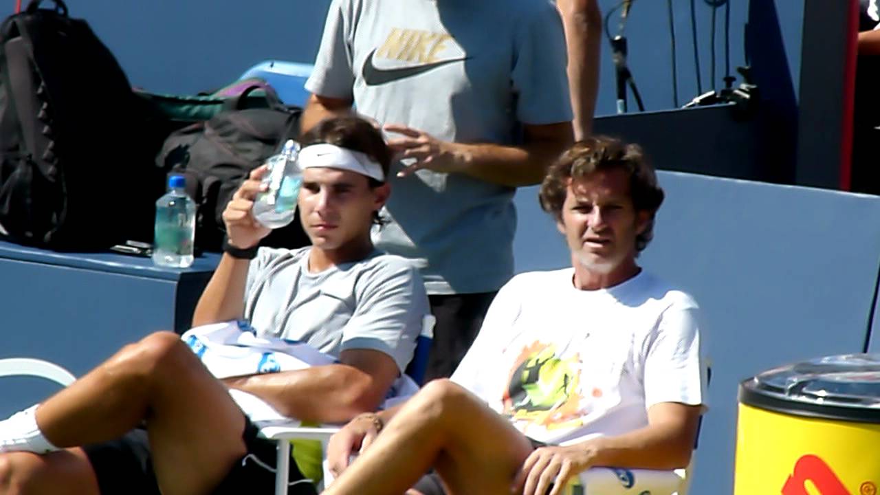 Rafa Chucks His Bottle