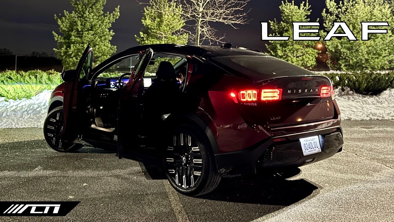 2026 Nissan Leaf POV Night Drive and Tour /// Allcarnews