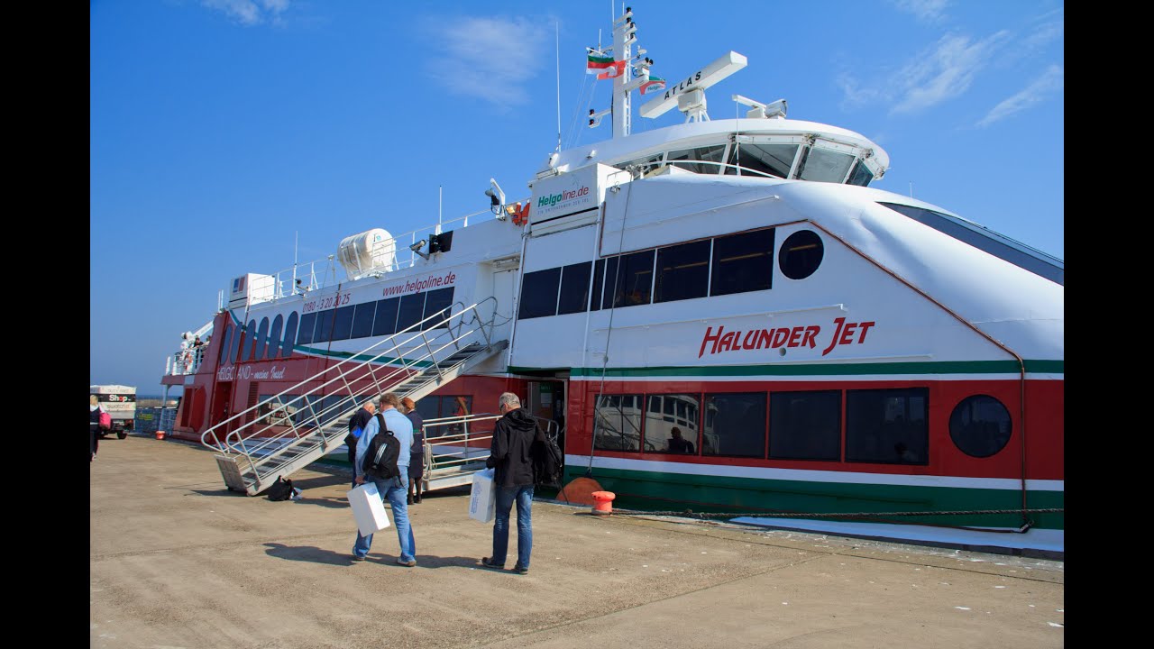 Mit dem Halunder Jet nach Helgoland