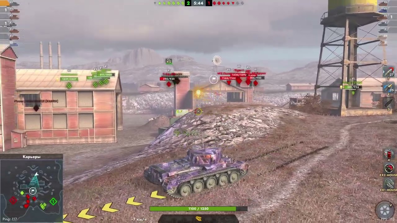 Tank Blitz: WarGun_2023 Quarry Victory