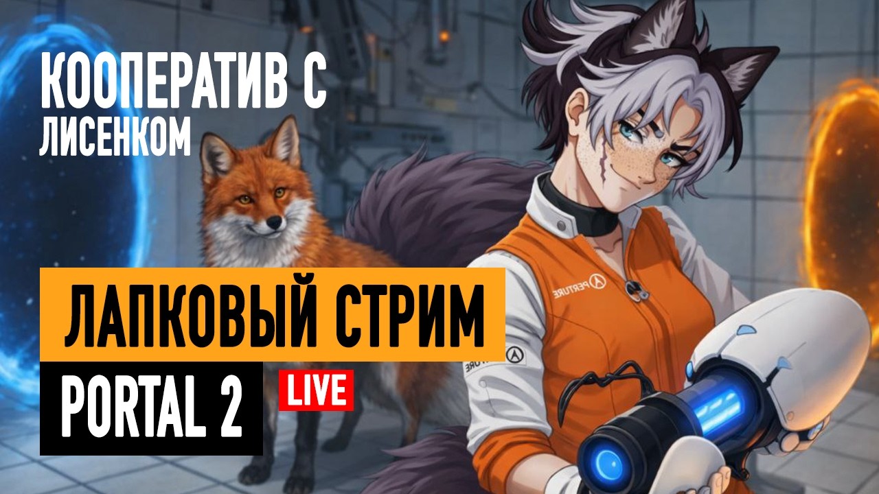 🔴 Два дебила это сила: Проходим Portal 2  кооператив с подписчиком