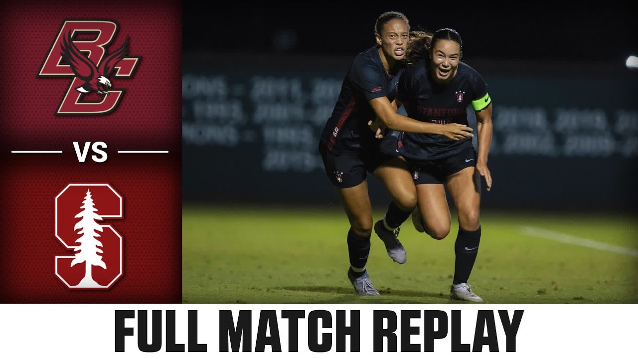 Boston College vs. Stanford Full Match Replay | 2025 ACC Women's Soccer