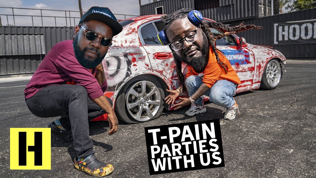 Дрифт-вечеринка T-Pain на нашем Infiniti G35 Yard Car!