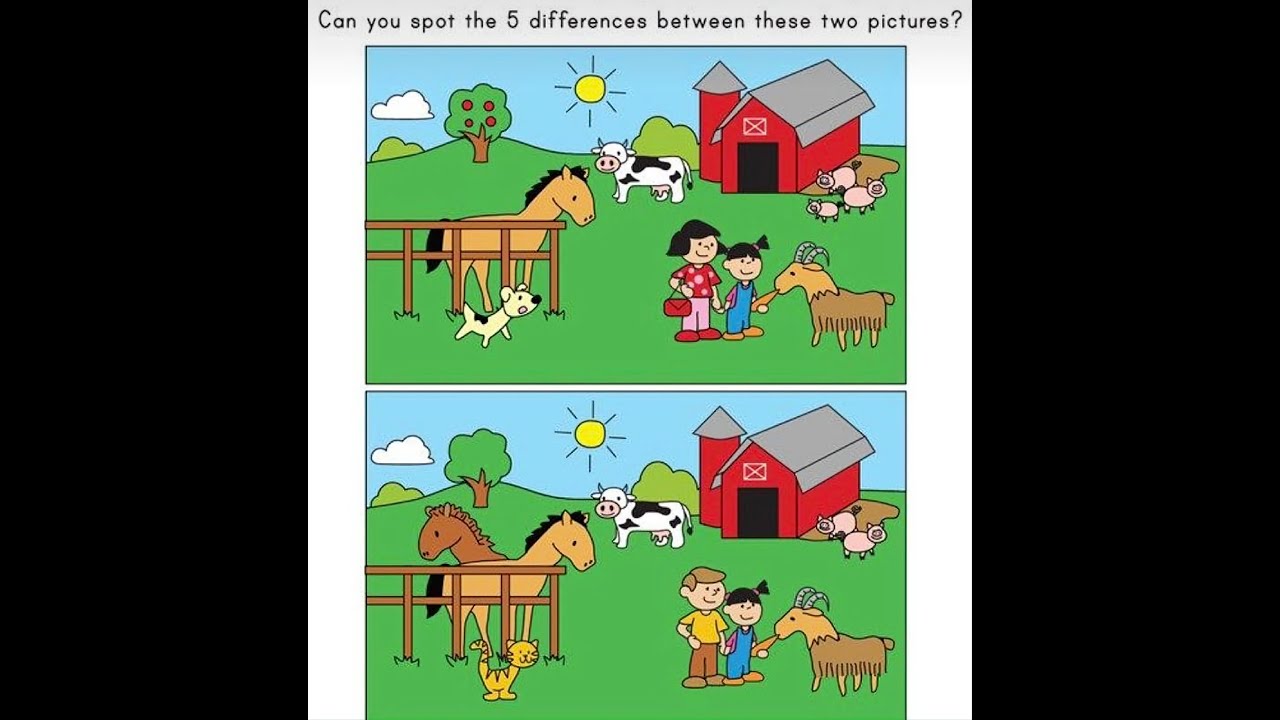 Spot the Differences , Brain Games - Video 1303 #FindTheDifference #SpotTheDifference