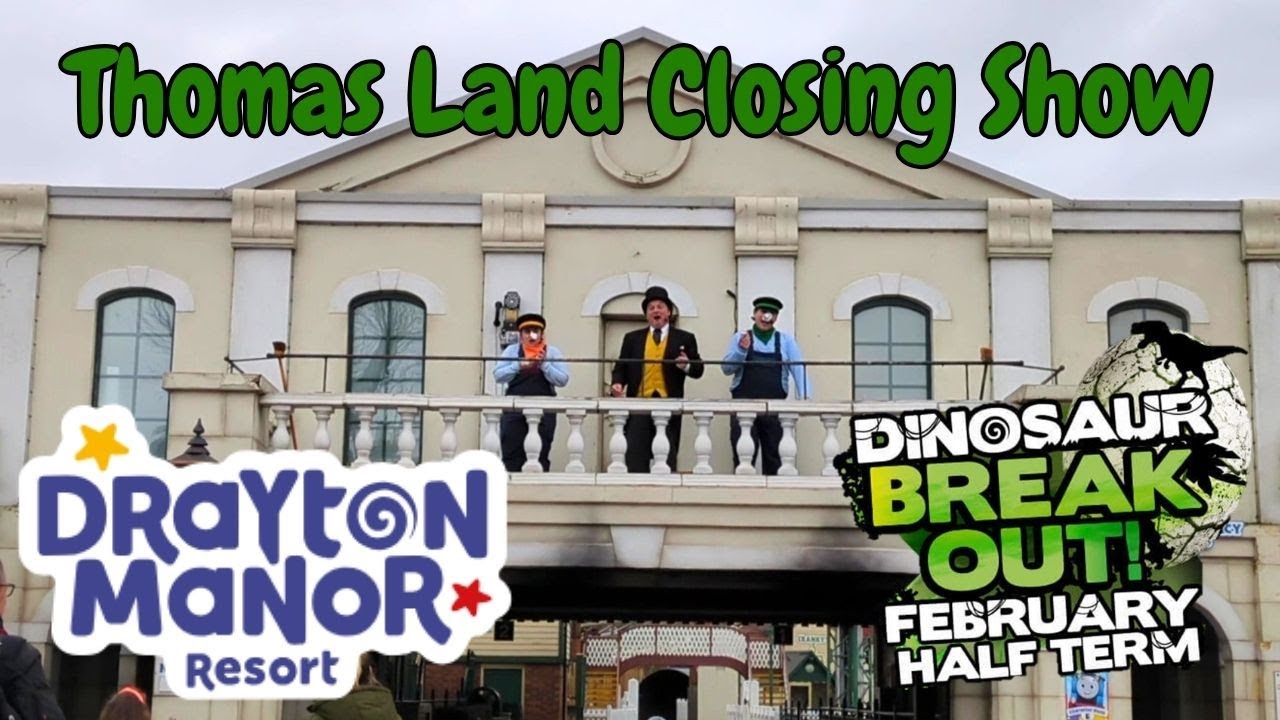 Thomas Land Closing Show Dinosaur Breakout 2024 at Drayton Manor Resort