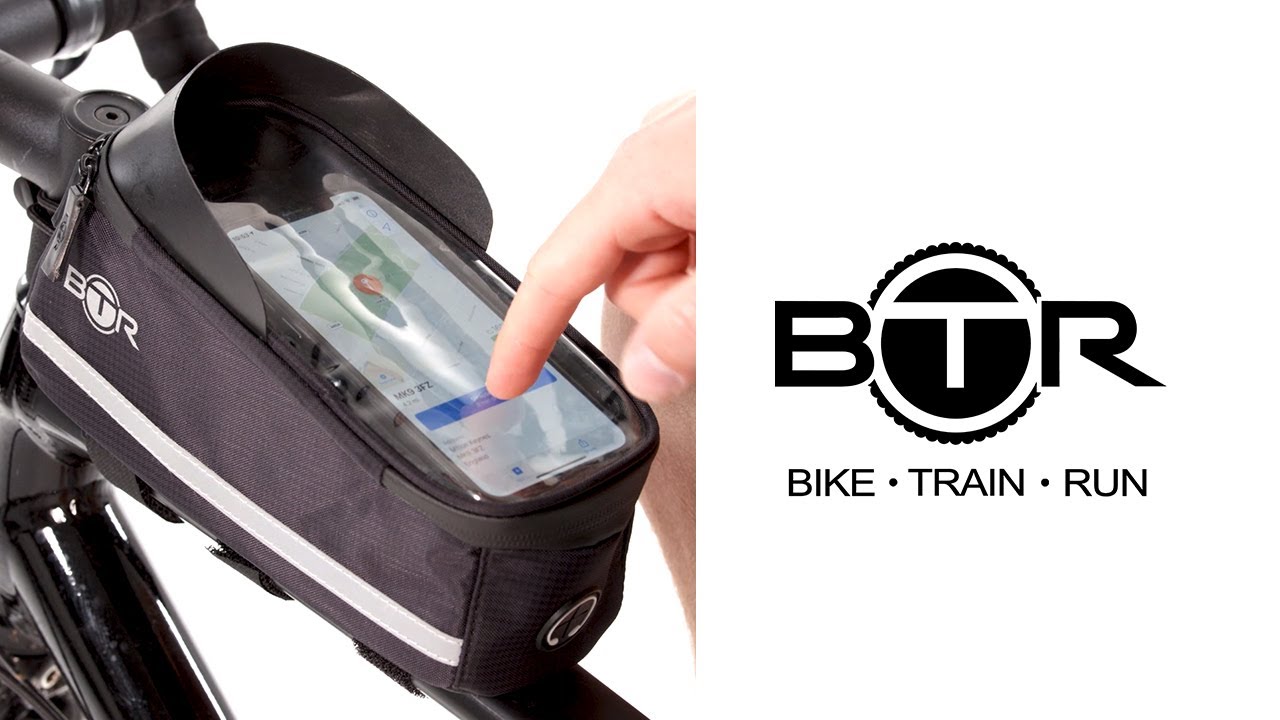 🚲📱 Bike Bag for Mobile Phone - sits on your crossbar - from BTR 🚲