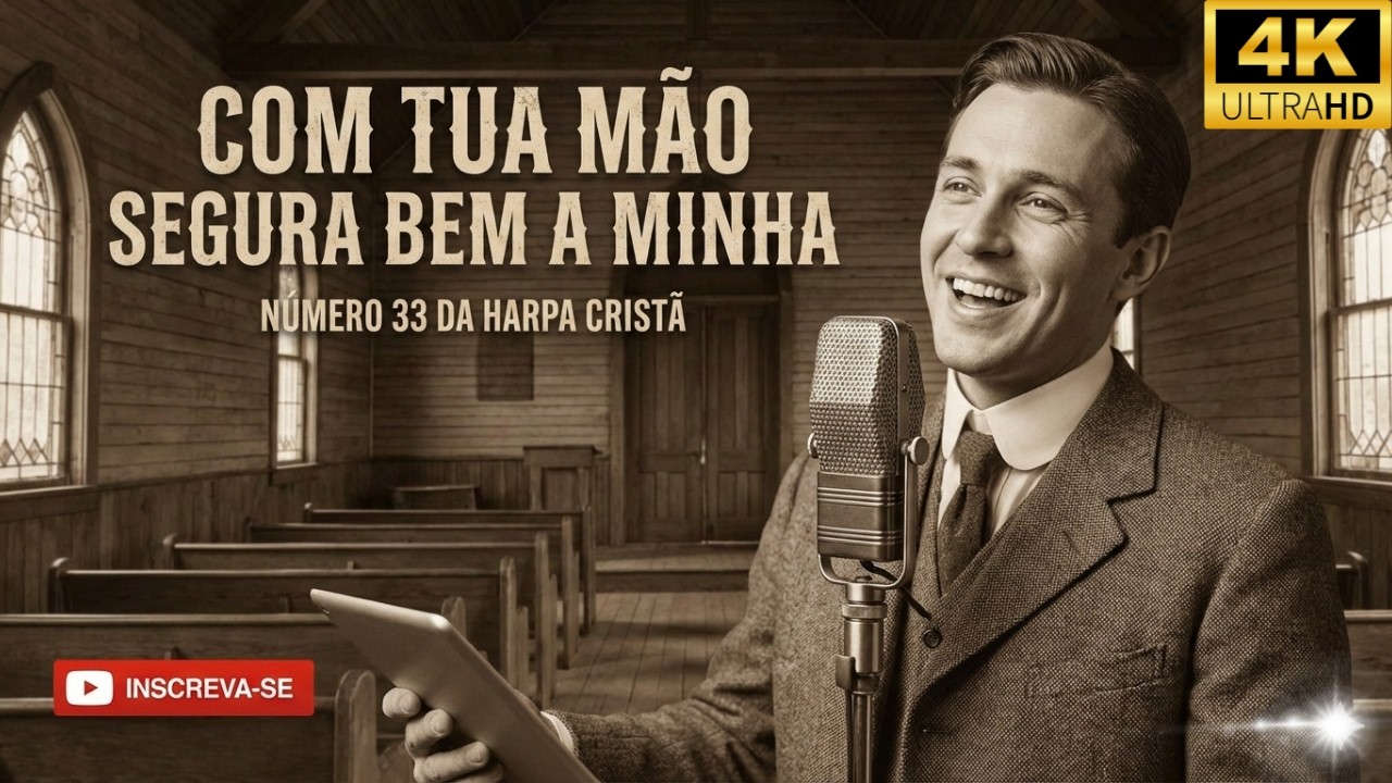 Com Tua Mão Segura Bem a Minha – Harpa Cristã 33 | Louvor que Traz Paz | AcalmAI