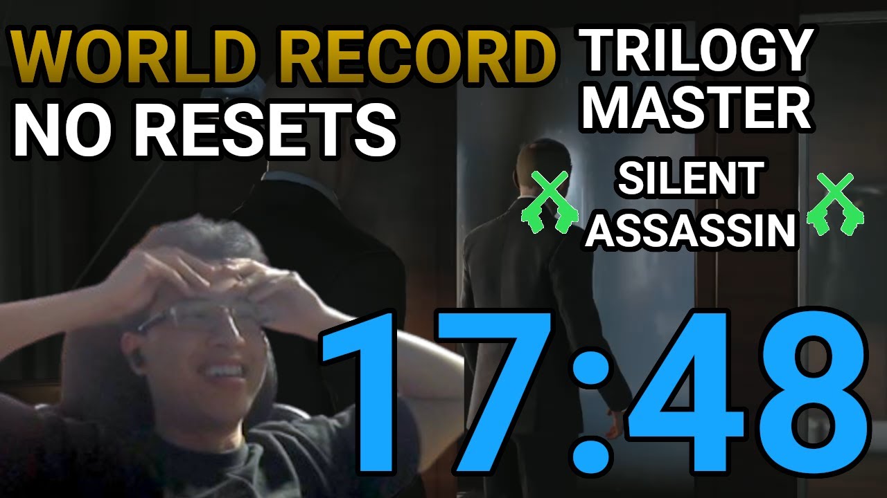 HITMAN - Trilogy Master Silent Assassin Speedrun 17 мин. 48 с. (мировой рекорд) Twitch VOD