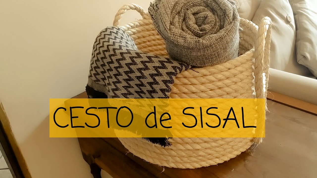 DIY CESTO DE SISAL