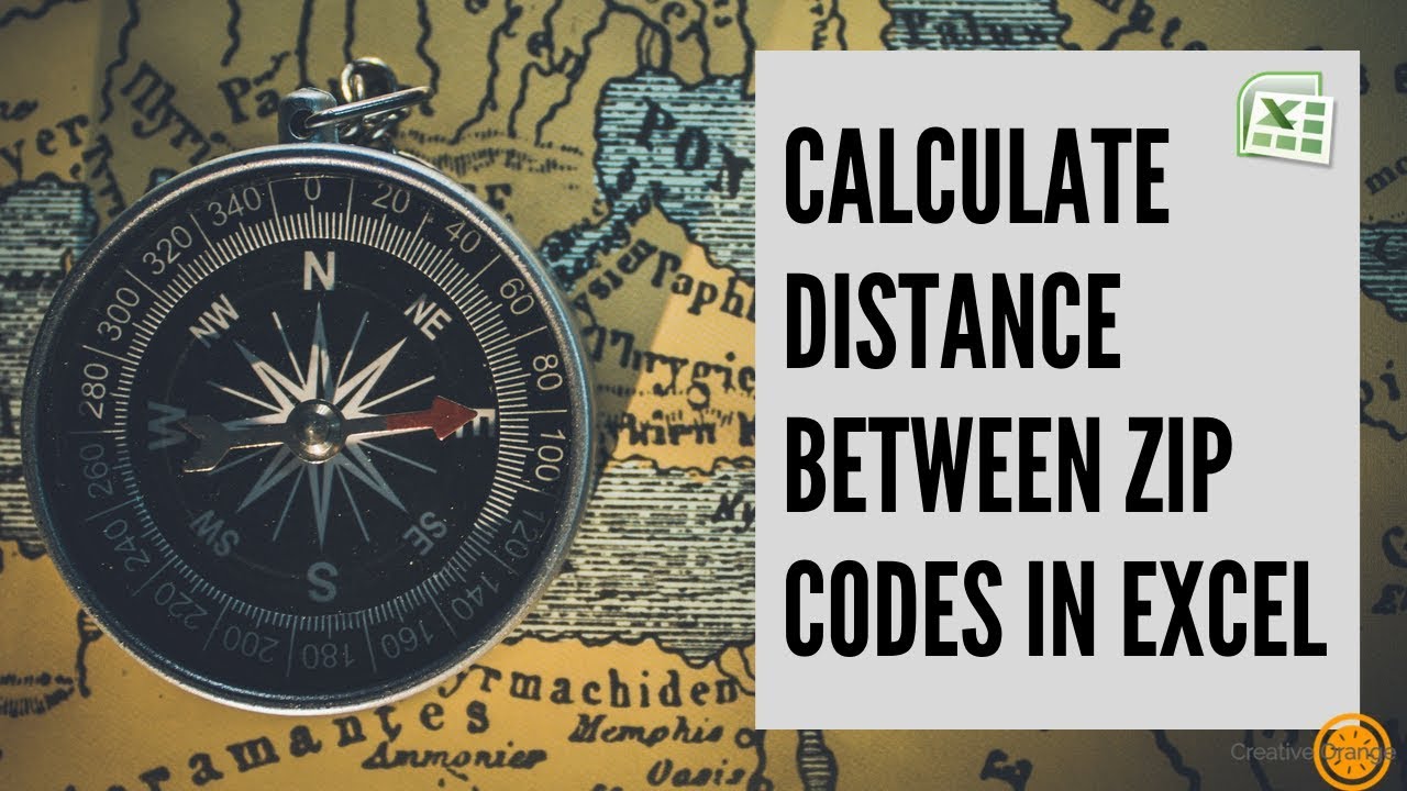Bulk Calculate Distance Between 2 ZIP Codes in Excel