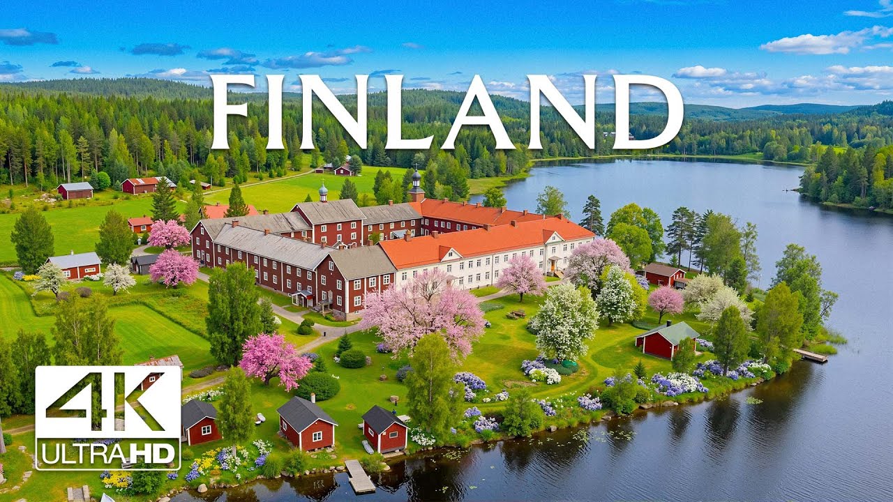 Finland 4K | Timeless Nordic Serenity – Silent Forests, Crystal Lakes & Peaceful Villages