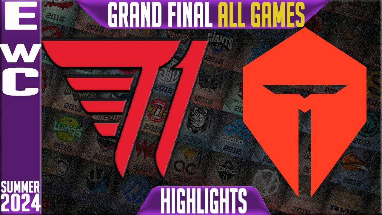 T1 vs TES ALL GAMES Highlights | EWC 2024 GRAND FINAL - LoL Esports World Cup T1 vs Top Esports