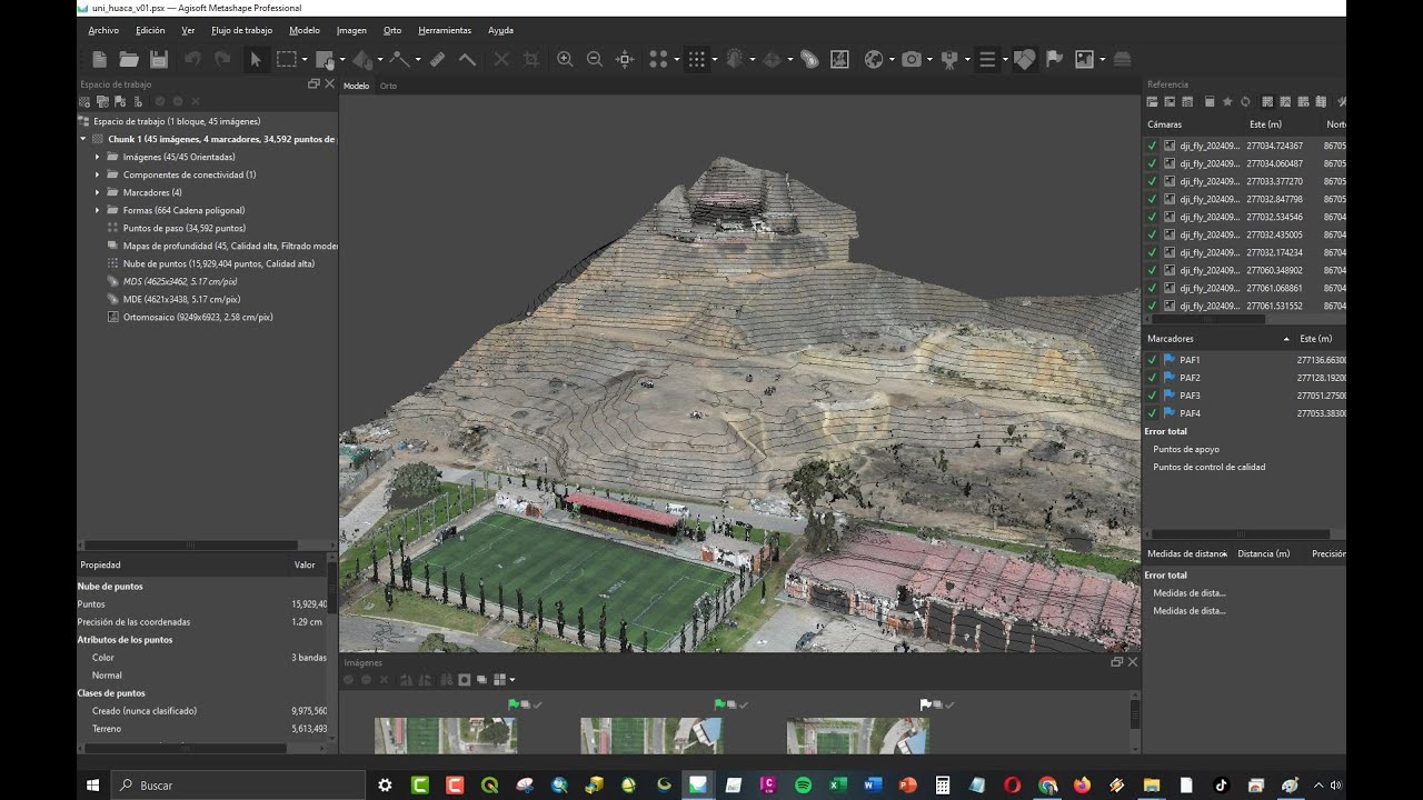 Procesamiento Fotogrametrico Agisoft Metashape Professional