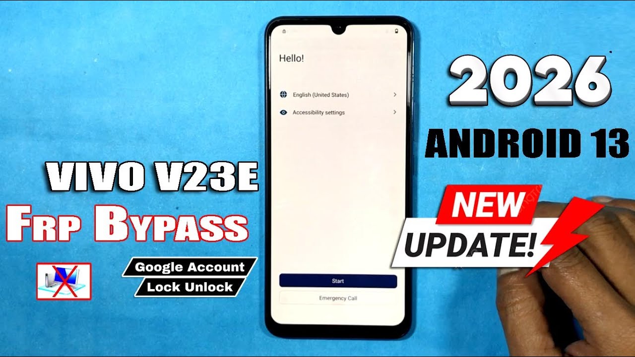 Vivo V23e Frp Bypass Android 13 | New Solution 2026 | Vivo V23e Google Account Bypass Without Pc