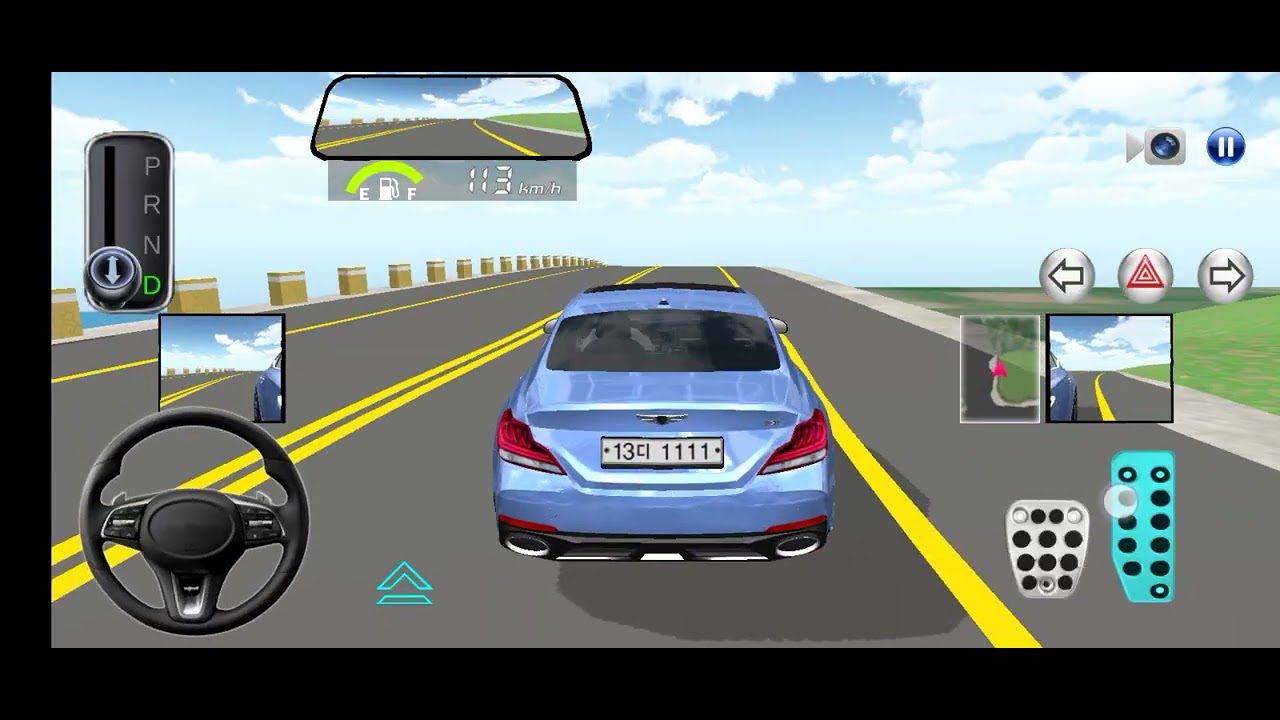 3D DRİVİNG CLASS ARABA OYUNU SERBEST SÜRÜŞ İZLE 