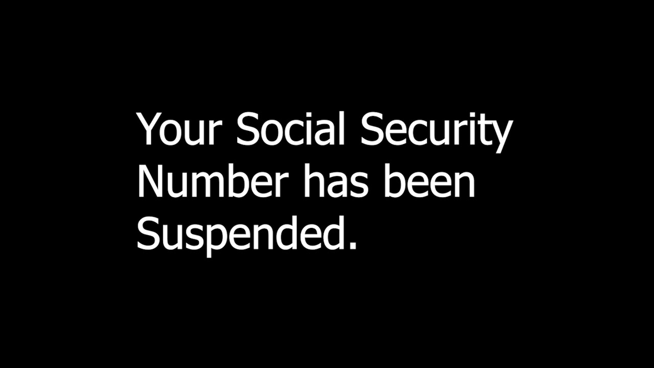 Your Social Security Number has been Suspended - SCAM CALLER