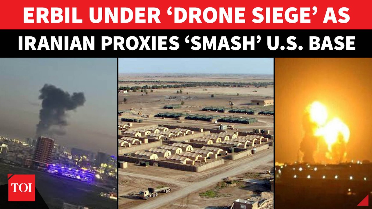 US Military ATTACKED In Erbil; City ‘Under Siege’ As Iran-Backed Drone Swarm Smashes American Sites