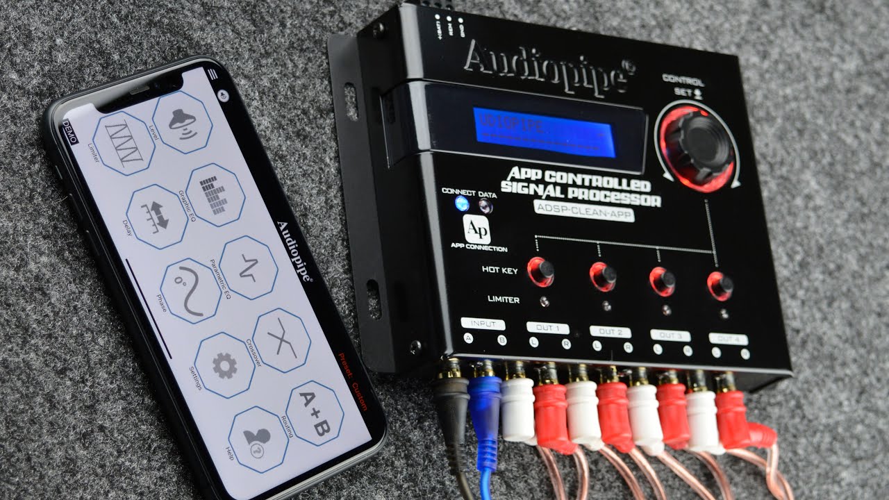 Audiopipe - ADSP-CLEAN-APP - Digital Signal Processor with Remote Mobile Application Control