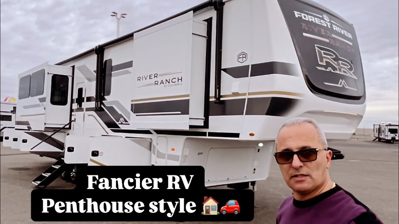 Luxurious Penthouse Kind RV Tour: 2025 Columbus River Ranch 393RL – Ultimate Mobile Living!