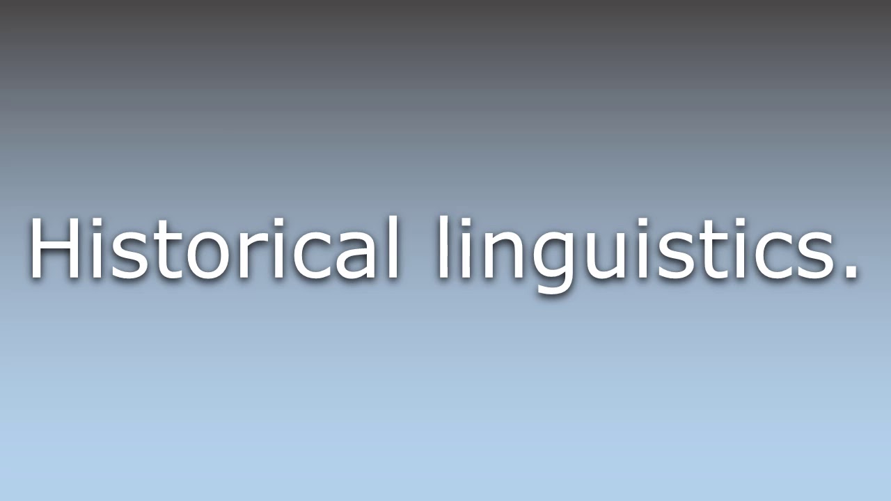 What does Diachronic linguistics mean?