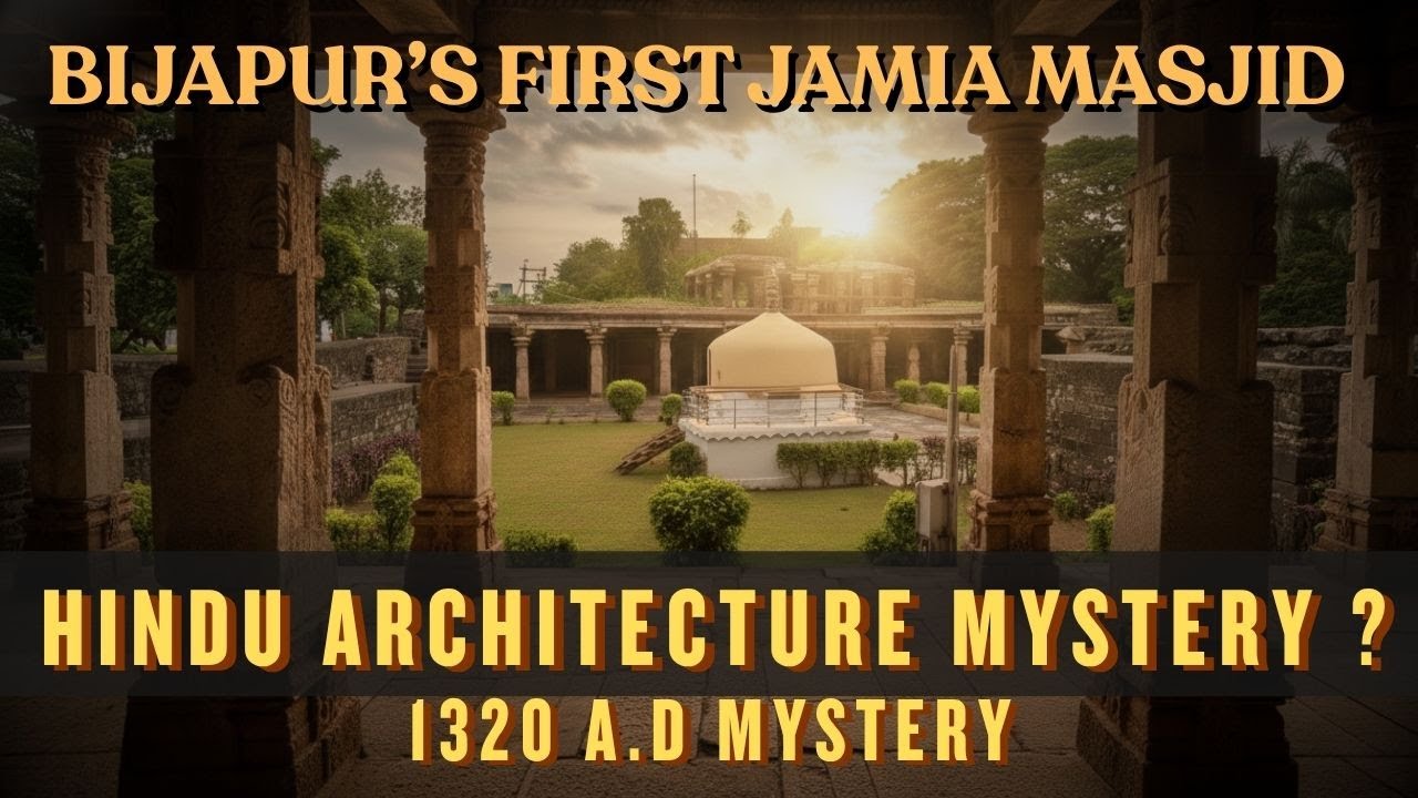 Bijapur's Secret: Mosque Built with Hindu architecture ? Karimuddin (Kareemuddin) Masjid History