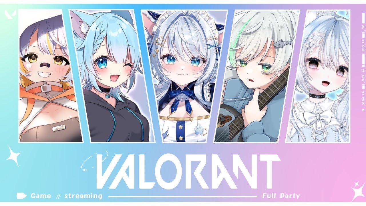 【VALORANT 】ノクテ鯖フルパ！楽しくがんばります✌【 