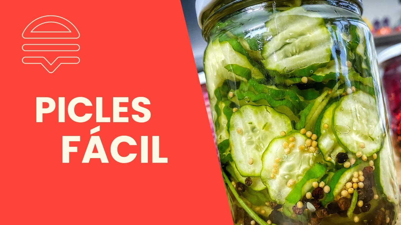 COMO FAZER PICLES FÁCIL IGUAL DAS HAMBURGUERIAS! 🥒 | Guia do Hambúrguer