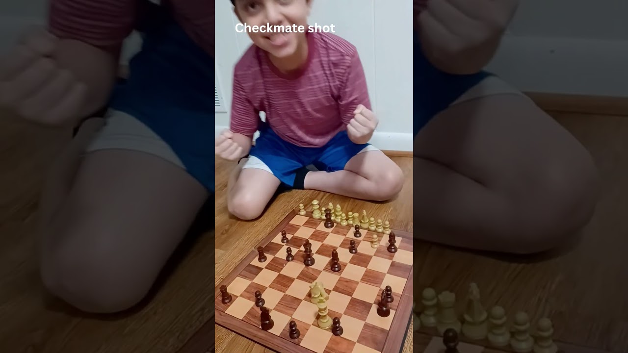 two crazy chess trick shots. 