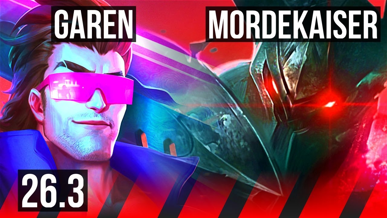 GAREN vs MORDEKAISER (TOP) | EUW Master | 26.3