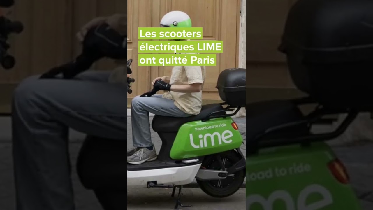 🍋Les scooters Lime ont quitt&eacute; Paris ! #lime #freefloating #scooter #yuwway #paris #follow