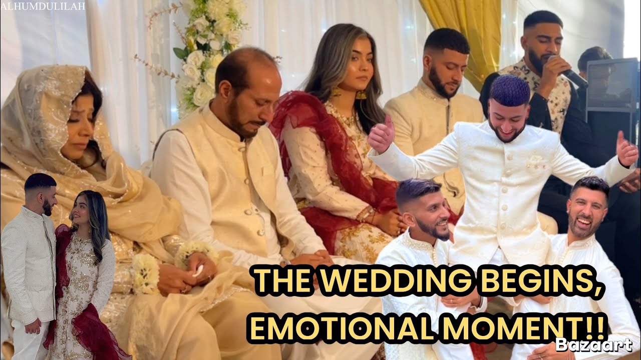 THE WEDDING BEGINS, EMOTIONAL MOMENT!! 🤲🏽