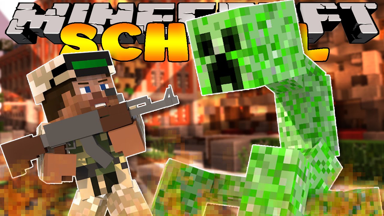 Minecraft School - MUTANT CREATURES DESTROY THE CITY!