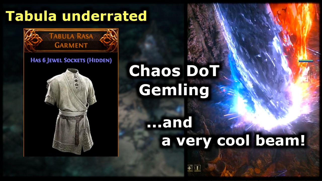 150%+ damage at level 1. Chaos DoT Gemling. Cool beam! Path of Exile 2