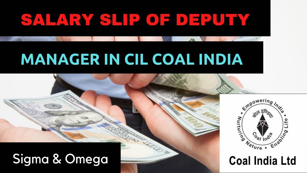 DEPUTY MANAGER SALARY SLIP IN CIL COAL INDIA LIMITED EXPLAINED