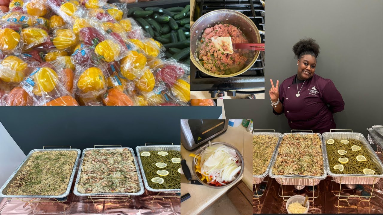 Come With Me To Experience My First Catering Gig | Food Shopping + Cooking + Setting Up