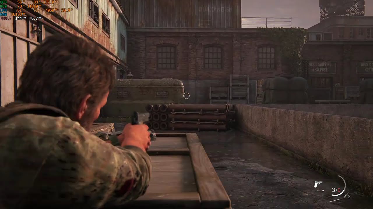 The Last Of Us Part 1 na RX 9060 XT com fs4