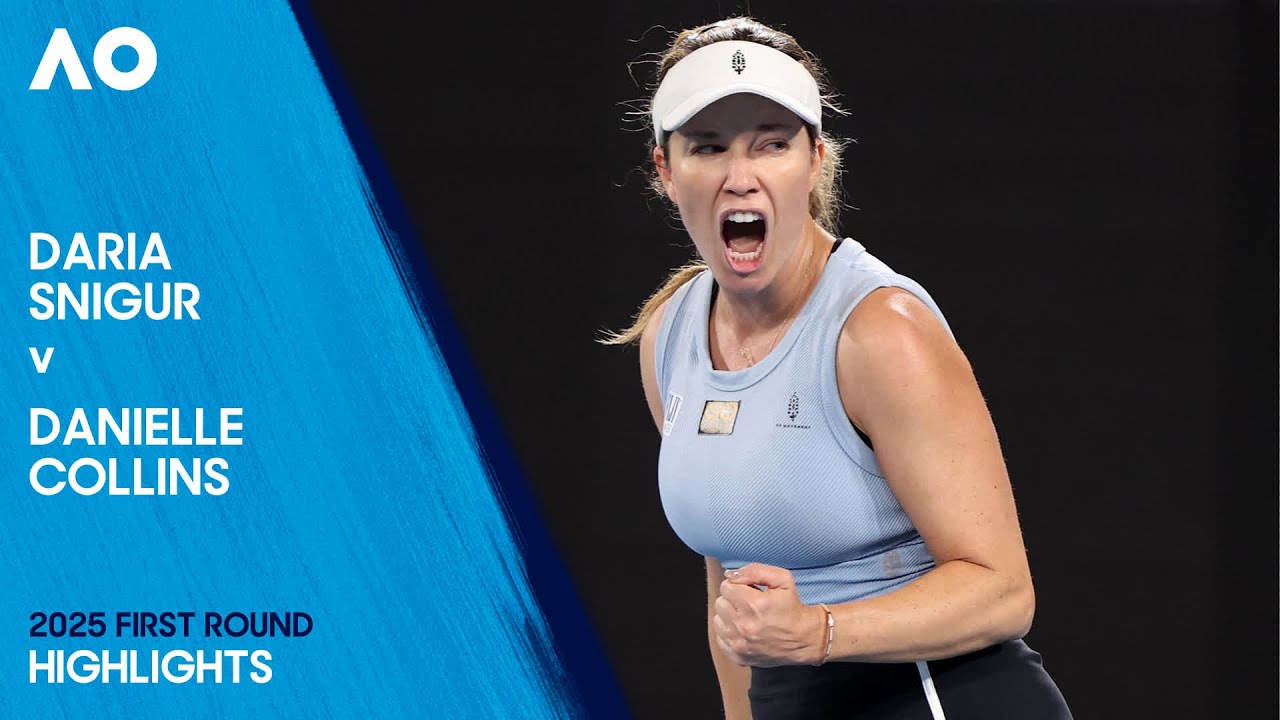 Daria Snigur v Danielle Collins Highlights | Australian Open 2025 First Round