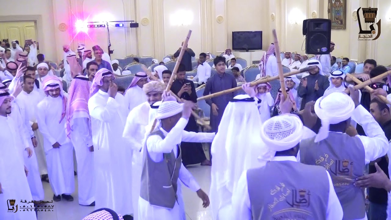 لون المزمار الحجازي في مكة بقاعة بدر الزايدي  || فرقة ربا الحجاز الشعبية