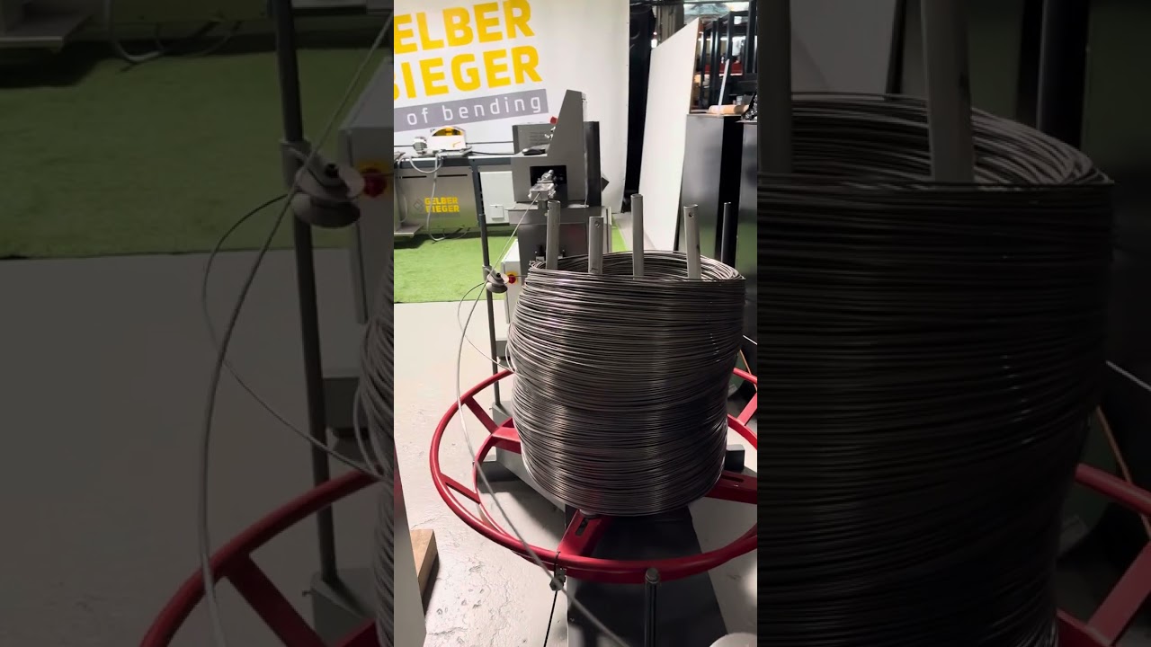 Drahtbiegemaschine Aufbau Haspel