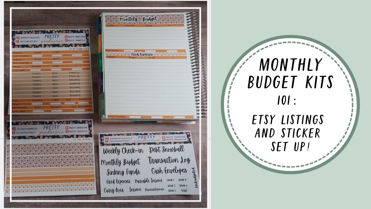 SEE HOW WE BUDGET! Budgeting Stickers for Erin Condren Planner, Cash Envelope Stuffing Tutorial!