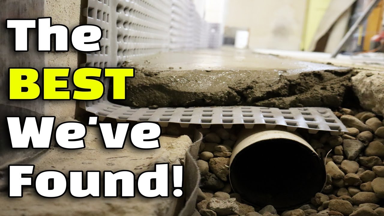 HydroFlow French Drain Basement Waterproofing System Tutorial