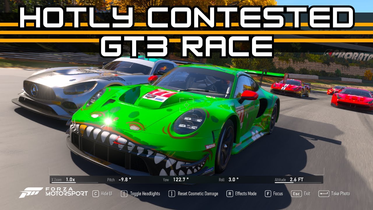 A hotly contested GT3 race | Maple Valley | Porsche GT3 R | Forza Motorsport