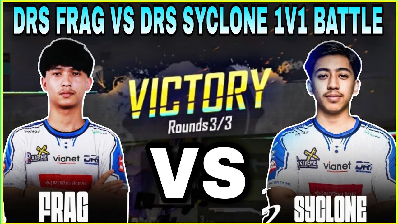 DRS FRAG vs DRS SYCLONE 1V1 Shotgun Battle | Clash with kvn 