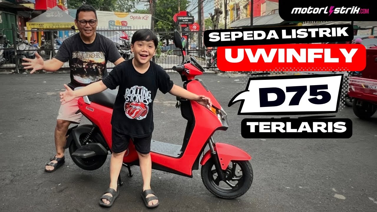 REVIEW SEPEDA LISTRIK UWINFLY D75 YANG KATANYA TERLARIS